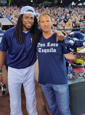 Richard Sherman is down with Don Loco Tequila 